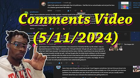 Comments Video (5/11/24)