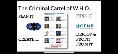 W.H.O HEALTH ORGANIZATION CRIMINAL ORGANIZATION EXPOSED. SEPTEMBER 2023