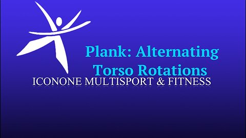 Plank Alternating Torso Rotations