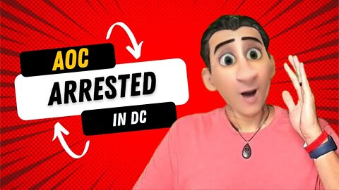 BREAKING NEWS: AOC and Multiple members of Congress are being fake arrested by capital police in DC