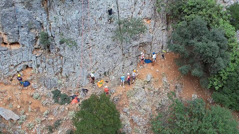 Theriso Rock Climbing Trip hosted by NSA Souda Bay's MWR