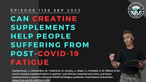 Can creatine supplements help people suffering from post-COVID-19 fatigue? 1156 SEP 2023