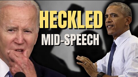 Obama & Biden Heckled Mid-Speech!