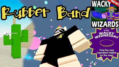 AndersonPlays Roblox Wacky Wizards ✨RUBBER BAND✨ - How to Get Rubber Band + Rubber Band Potions
