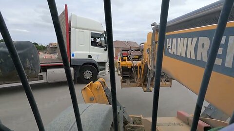 Forklift Driver at the construction site