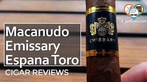 I've NEVER Had THIS BEFORE! The Macanudo EMISSARY ESPANA Toro - CIGAR REVIEWS by CigarScore