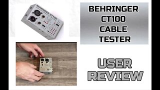 Behringer CT100 Professional 6 in 1 Cable Tester Review