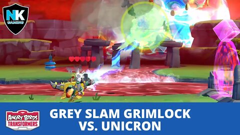 Angry Birds Transformers - Grey Slam Grimlock vs. Unicron