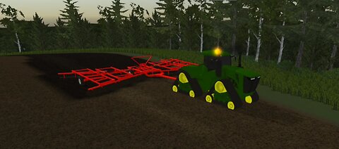 Farming USA 2 - John Deere 9RX and big disc