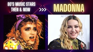 80's Music Stars Then and Now