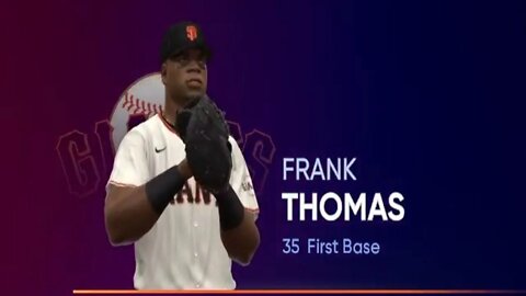 Frank Thomas Day 38 MLB The Show 22 Franchise Gameplay