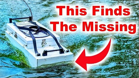 Most Elite Sonar RC Boat EVER Made Searching For Missing People!