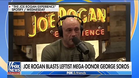 Joe Rogan blasts George Soros - An evil person from a Batman Movie