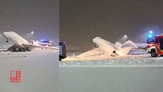 Hilarious Irony: Global Warming Jets Grounded Due To Heavy Snow & Ice