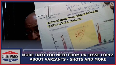 Latest Studies and Info on the New Variant and Jab with Dr Jesse Lopez