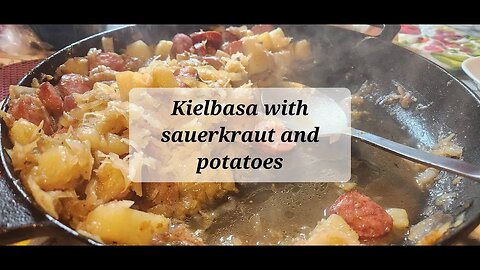 kielbasa sauerkraut and potatoes #kielbasa #sauerkraut #potatoes #canning