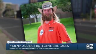 More protected bike lanes coming to downtown Phoenix after deadly crash