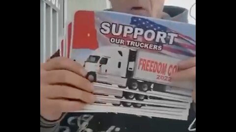 End The Mandates Store Stickers: "Support Our Truckers"