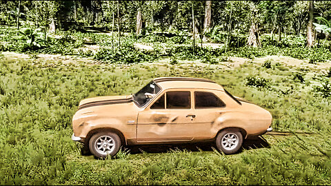 Ford Escort 1973 RS 1600. You can go fast enough to get in trouble. He let me feel like I won.