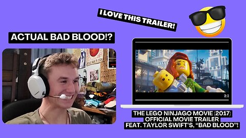 MATT | Reacting to "The Lego Ninjago Movie" (2017) Trailer! (Feat. Taylor Swift's, "Bad Blood"!)