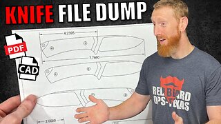 Open Sourcing My Knife Templates | FREE Knife Making Design Library