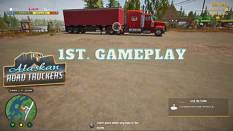 alaskan truck simulator 1st gameplay