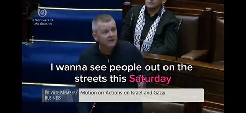 Irish MP “ Israel Built On Mass Explosion And Murder “
