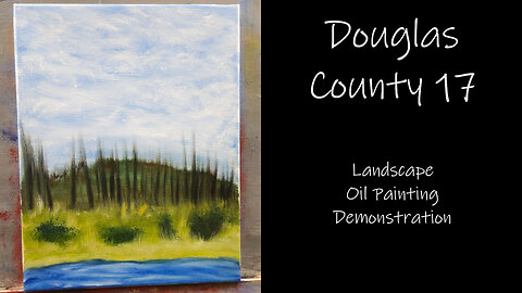 "Douglas County 17" Impressionist Landscape Oil Painting 11x14 #forsale