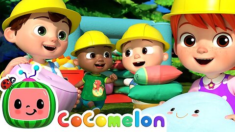 Fire Truck Wash + More CoComelon Nursery Rhymes & Kids Songs 