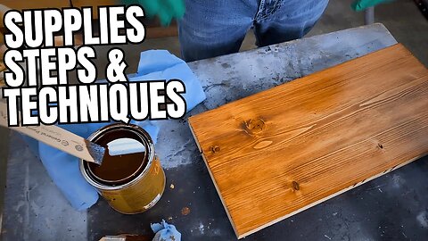 How to Apply Wood Stain for Beginners