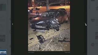 Single car crash in Lakewood