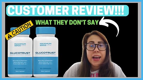 GLUCOTRUST ((⚠️WATCH BEFORE BUY!)) - GLUCOTRUST Review - GLUCOTRUST Blood Sugar