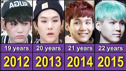BTS Suga From 2000 to 2023