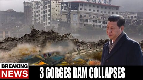 3 Gorges Dam Collapses : Severe Floods Until thousands of houses drowned 1000 troops deployed.