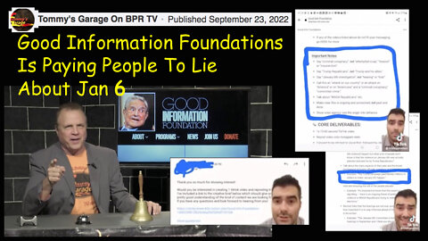 Good Information Foundations Is Paying People To Lie About Jan 6