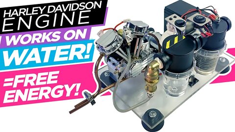 Harley Davidson engine that runs on water | free energy