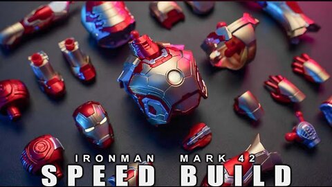 Ironman Mark 42 Model Kit | Speed Build | Marvel Figure | Satisfying Beat Building