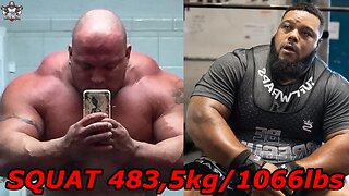 𝑺𝑻𝑹𝑬𝑵𝑮𝑻𝑯 𝑴𝑶𝑵𝑺𝑻𝑬𝑹 - Eric Lilliebridge Squat PR 483,5kg