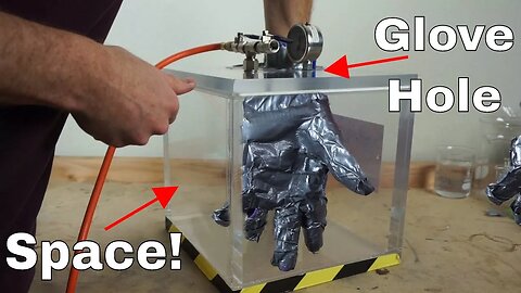 Could You Make a Space Suit Out of Duct Tape? Wearing a Duct Tape Glove in a Vacuum Chamber!