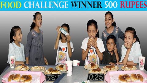 food eating burger challenge food challenge winner 500 rupees