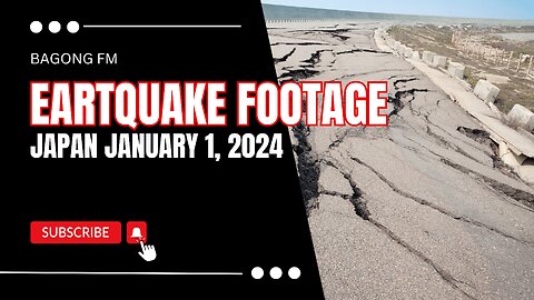 MORE FOOTAGE from the devastating 7.6 earthquake in japan from january 1, 2024 #earthquake #japan