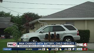 Man charged with battery and child neglect after racial accusations