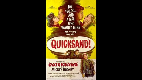 Quicksand 1950 Mickey Rooney, Jeanne Cagney Crime, Drama, Film Noir Full Movie