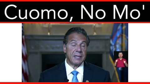 Cuomo Holds Resignation Press Conference, Proceeds To Complain