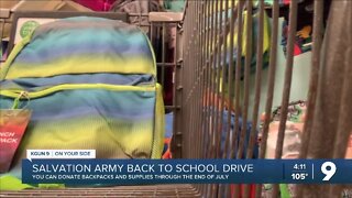 Salvation Army partners with Fry's Food Stores for 20th Annual Back To School Backpack SOS Drive