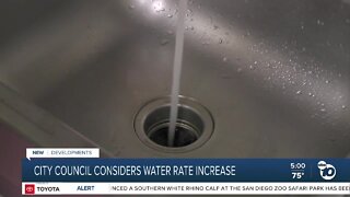 City Council considers water rate increase