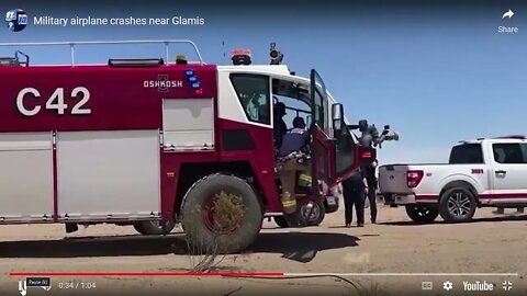 (Video )Five Marines killed after a V-22 Osprey crashed with nuclear material in Glamis California