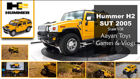 Hummer H2 SUT 2005 Unboxing Review Off Roading Playtime and Car Wash A New Gem in the Collection