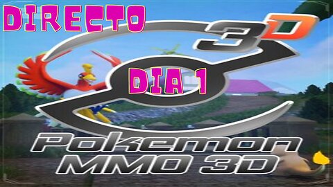 DIRECTO🔴 Comenzando Aventura en Pokemon 3D MMO 😱🤯 - Dia 1