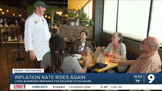 Local businesses feel sting of inflation rising again